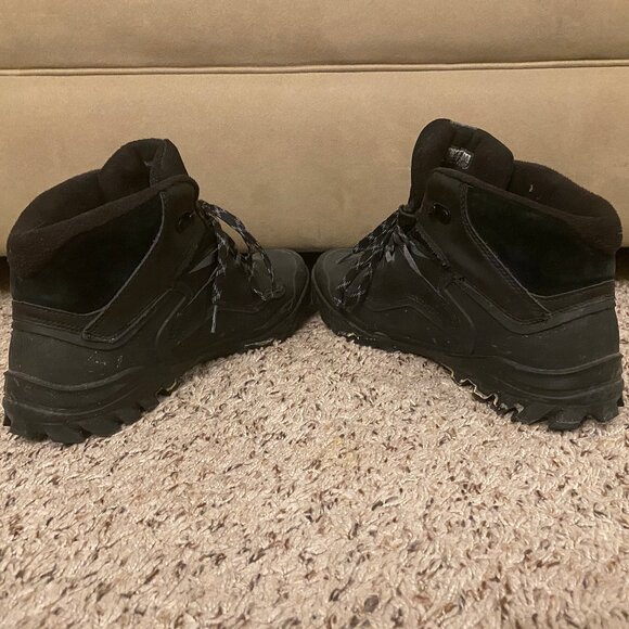 GUC Merrell Men All Black Waterproof 200 Gram Warm Winter Boots Size 11 - Picture 12 of 13